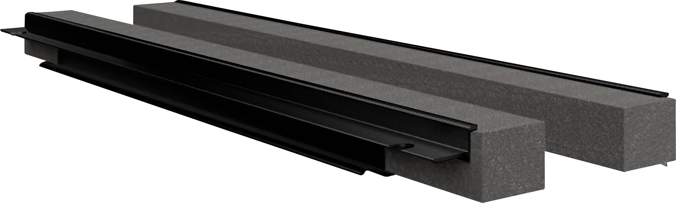 Rittal VX 8618.812 Kabeleinführungsleiste Klickbefestigung Aluminium Grau 4 St.