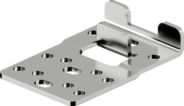 Rittal VX 8617.351 Montageplatten-Fixierung Stahlblech Grau 10 St. Piece