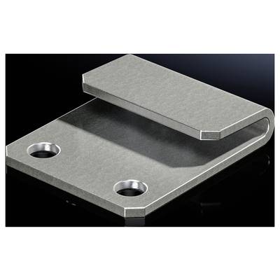 Metallwinkelbeschlag mit zwei Befestigungslöchern. Verwendet zur Befestigung oder Verbindung in Konstruktionsanwendungen.
