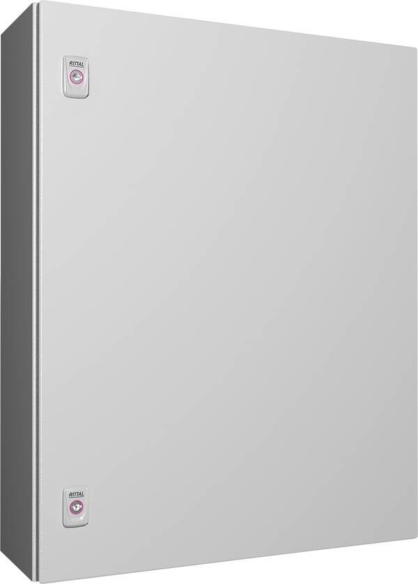 Rittal AX 1076.000 Schaltschrank 600 x 760 x 210 Stahlblech Lichtgrau (RAL 7035) 1 St.