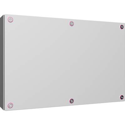 'Graue rechteckige Tafel mit sechs rosa markierten Punkten, in einer gleichmäßigen Anordnung auf der Tafel verteilt.'