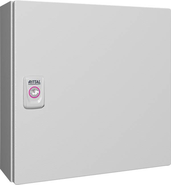 Rittal KX 1555.000 Installations-Gehäuse, Wand-Gehäuse 300 x 300 x 120 Stahlblech Lichtgrau (RAL 7035) 1 St.