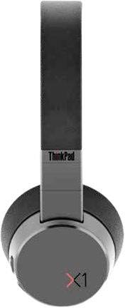 Lenovo ThinkPad X1 Over Ear Headset Bluetooth® Schwarz, Eisen-Grau Mikrofon-Rauschunterdrückung Lautstärkeregelung, Mikr-1