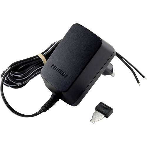 VOLTCRAFT VC-11258675 Steckernetzteil, einstellbar 3 V/DC, 4.5 V/DC, 5 V/DC, 6 V/DC, 7.5 V/DC, 9 V/DC, 12 V/DC 0.6 A 7.2...
