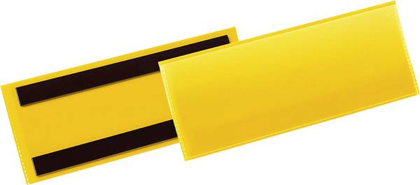 DURABLE Magnetische Etikettentasche 1/2 A5 quer, gelb