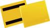 DURABLE Kennzeichnungstasche, magnetisch, gelb/transparent, 148x105mm, 50/VE