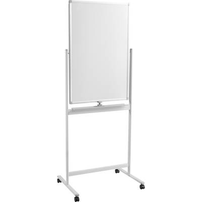 SpeaKa Professional Whiteboard SP-WB-309 (B x H) 600 mm x 900 mm Weiß Hochformat, Beide Seiten nutzbar, Inkl. Rollensatz-0
