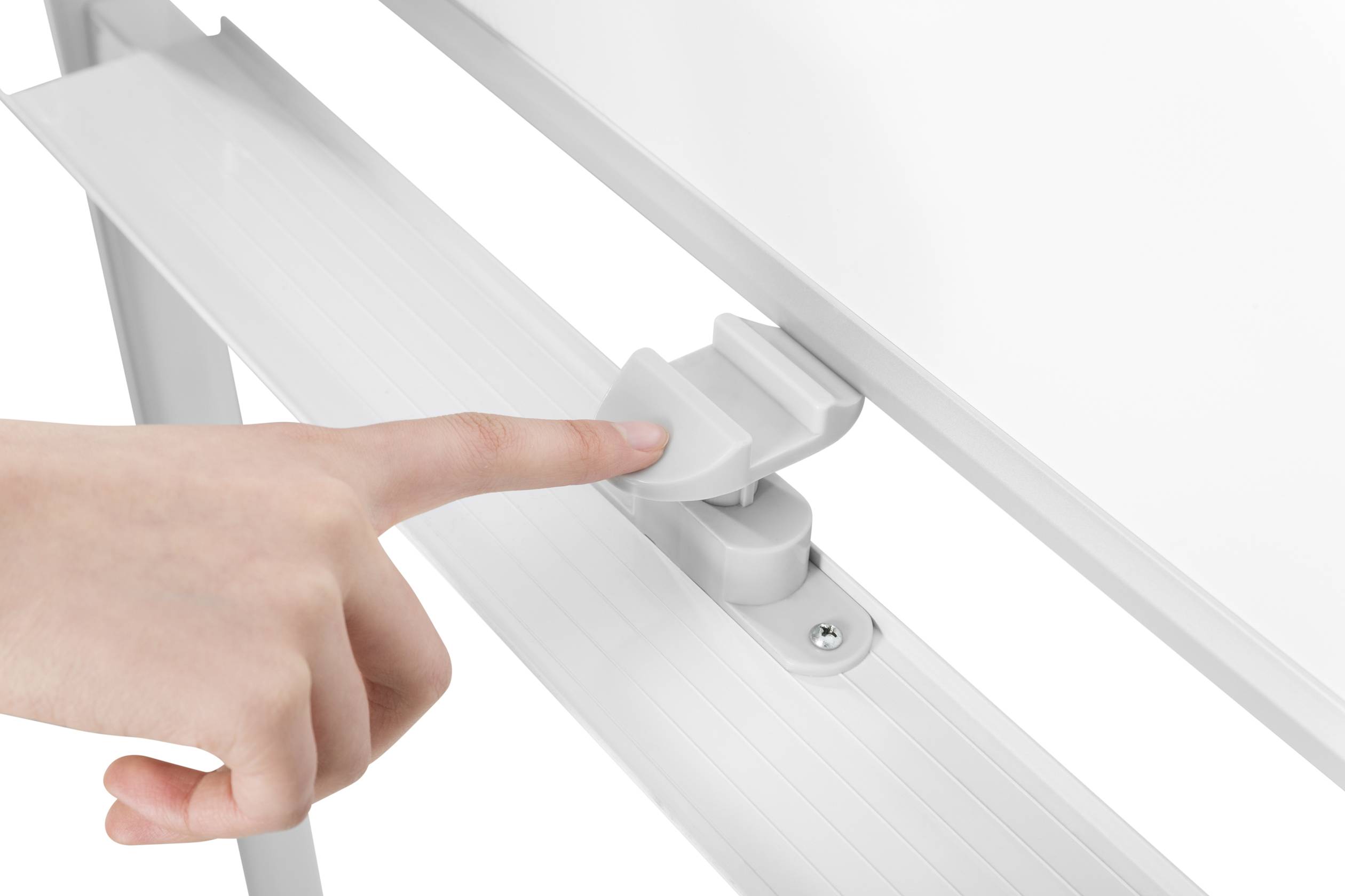 SpeaKa Professional Whiteboard SP-WB-309 (B x H) 600 mm x 900 mm Weiß Hochformat, Beide Seiten nutzbar, Inkl. Rollensatz-6