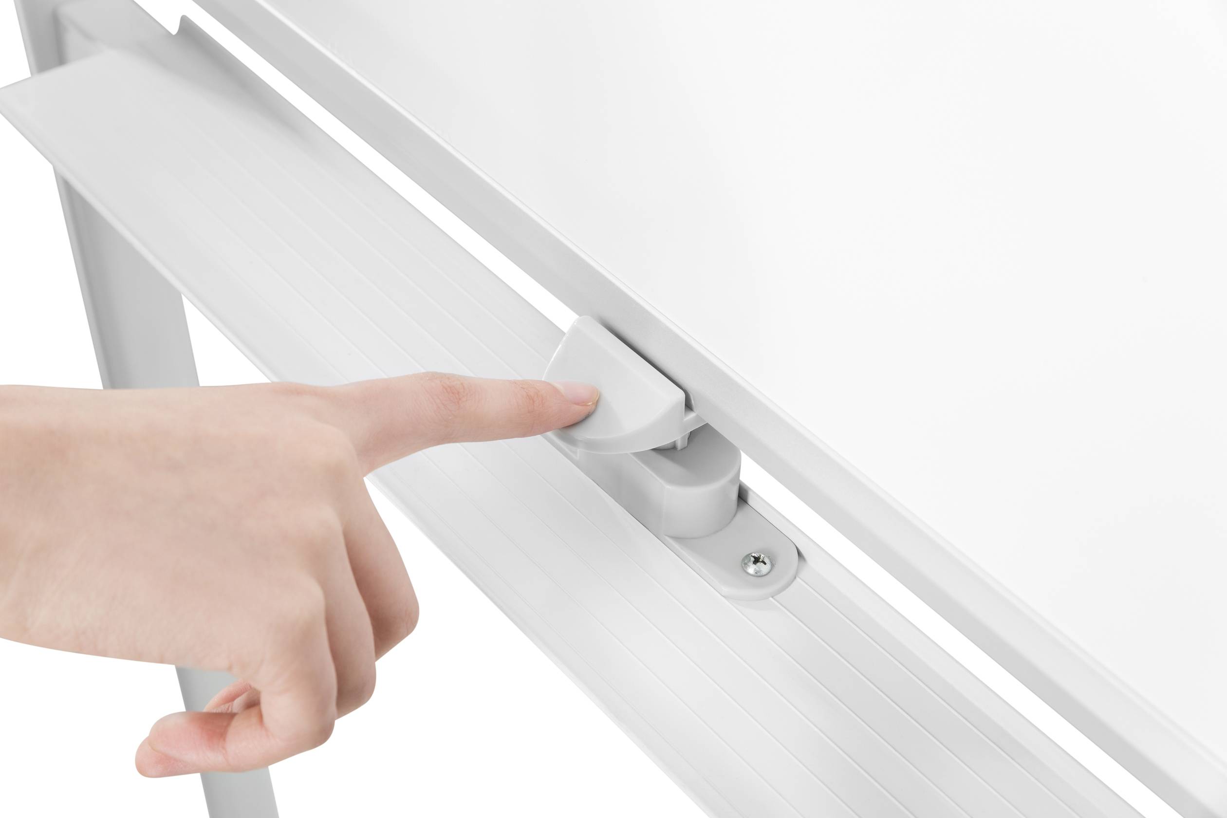 SpeaKa Professional Whiteboard SP-WB-309 (B x H) 600 mm x 900 mm Weiß Hochformat, Beide Seiten nutzbar, Inkl. Rollensatz-7