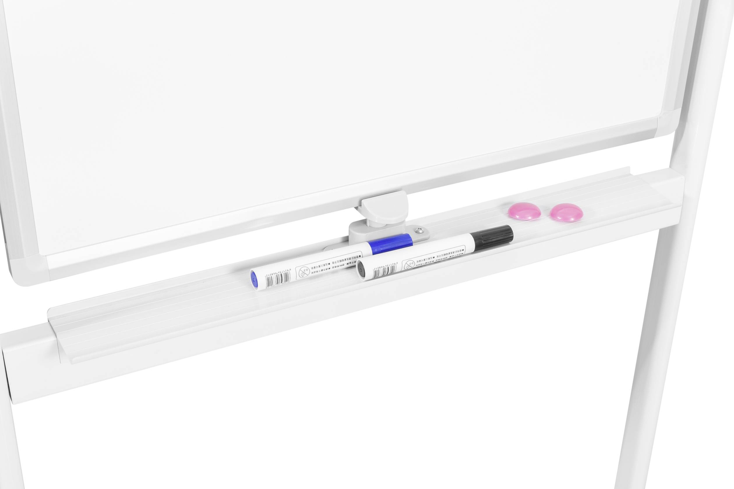 SpeaKa Professional Whiteboard SP-WB-309 (B x H) 600 mm x 900 mm Weiß Hochformat, Beide Seiten nutzbar, Inkl. Rollensatz-8