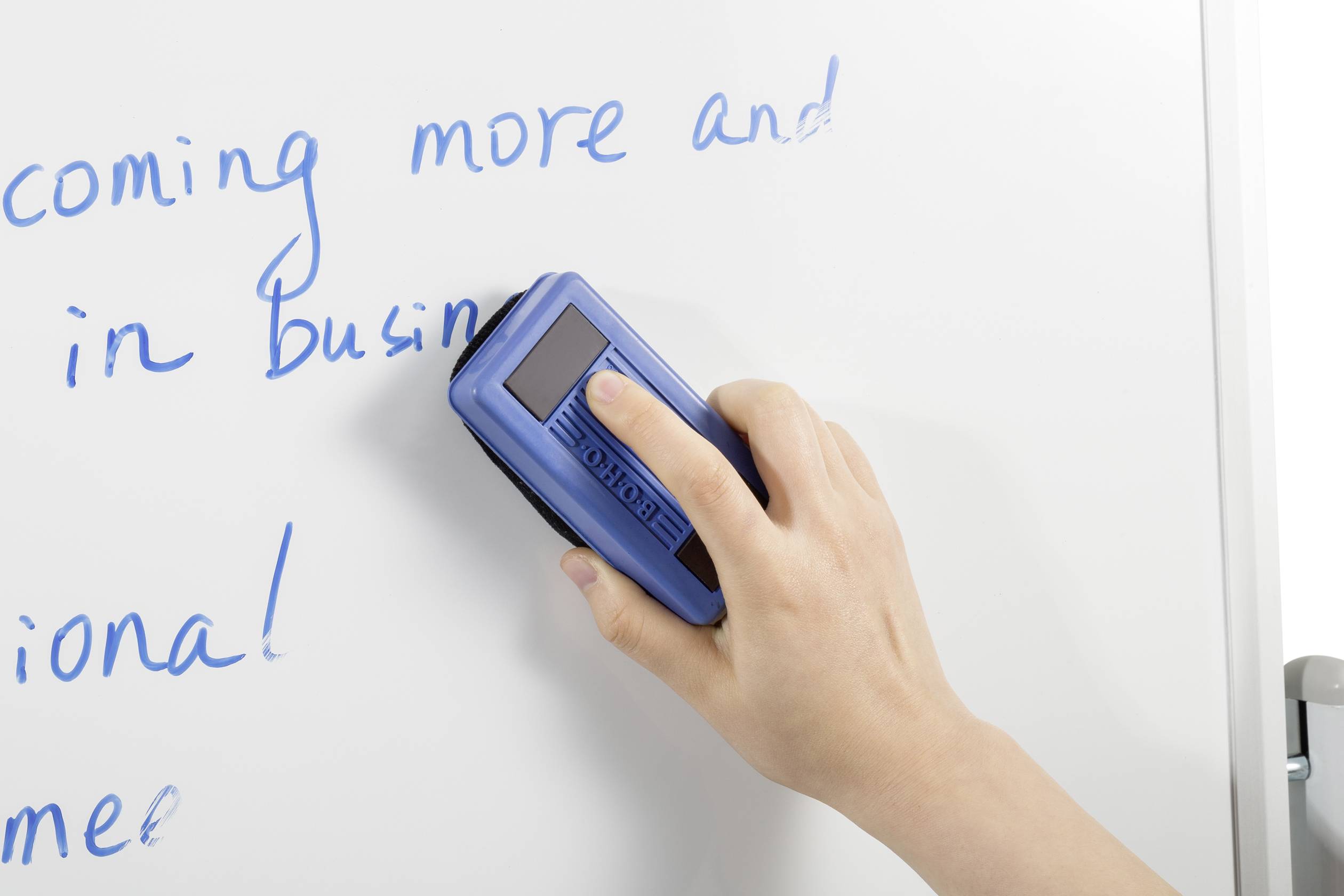 SpeaKa Professional Whiteboard SP-WB-309 (B x H) 600 mm x 900 mm Weiß Hochformat, Beide Seiten nutzbar, Inkl. Rollensatz-10