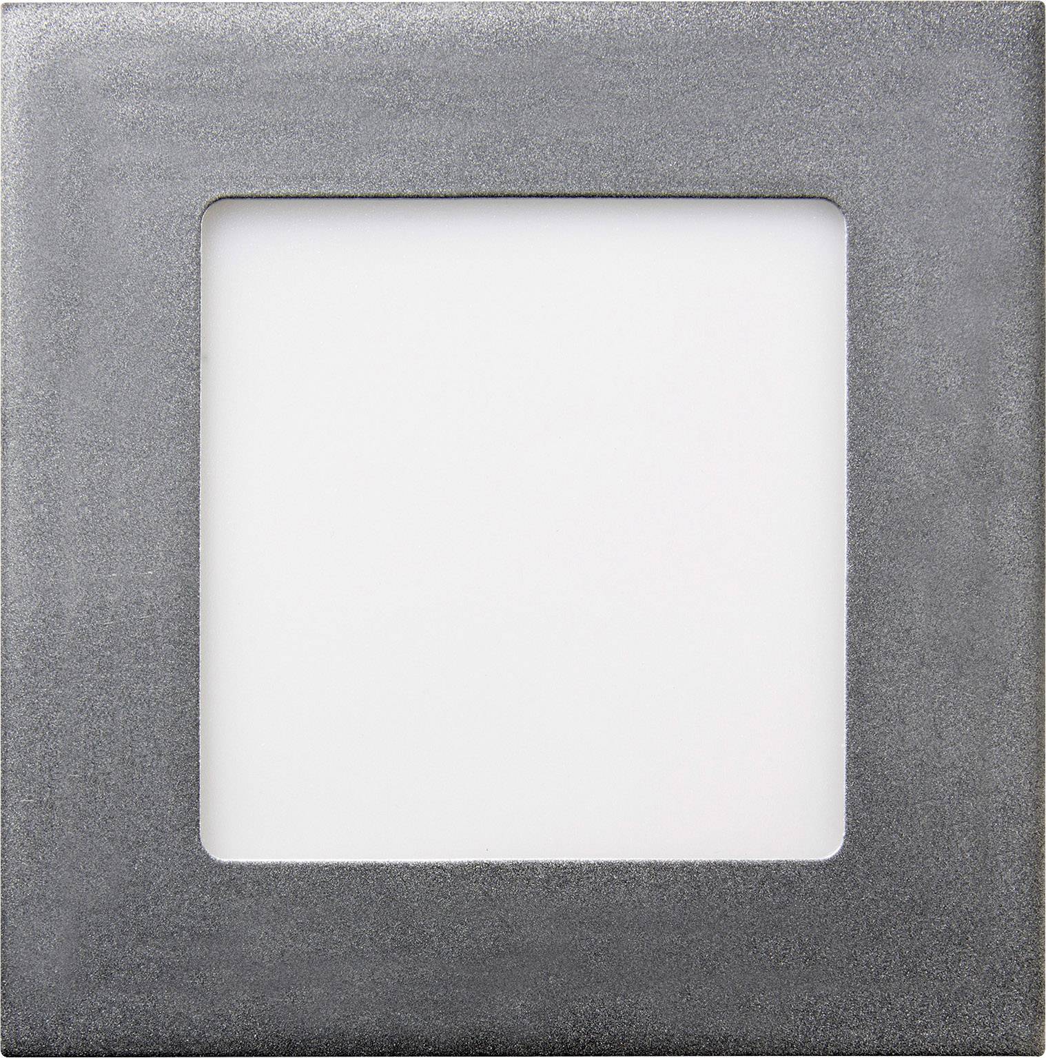 Heitronic LYON 500161 LED-Panel 6 W Warmweiß Silber