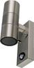 Heitronic GRENADA 35823 Wandleuchte GU10 Edelstahl