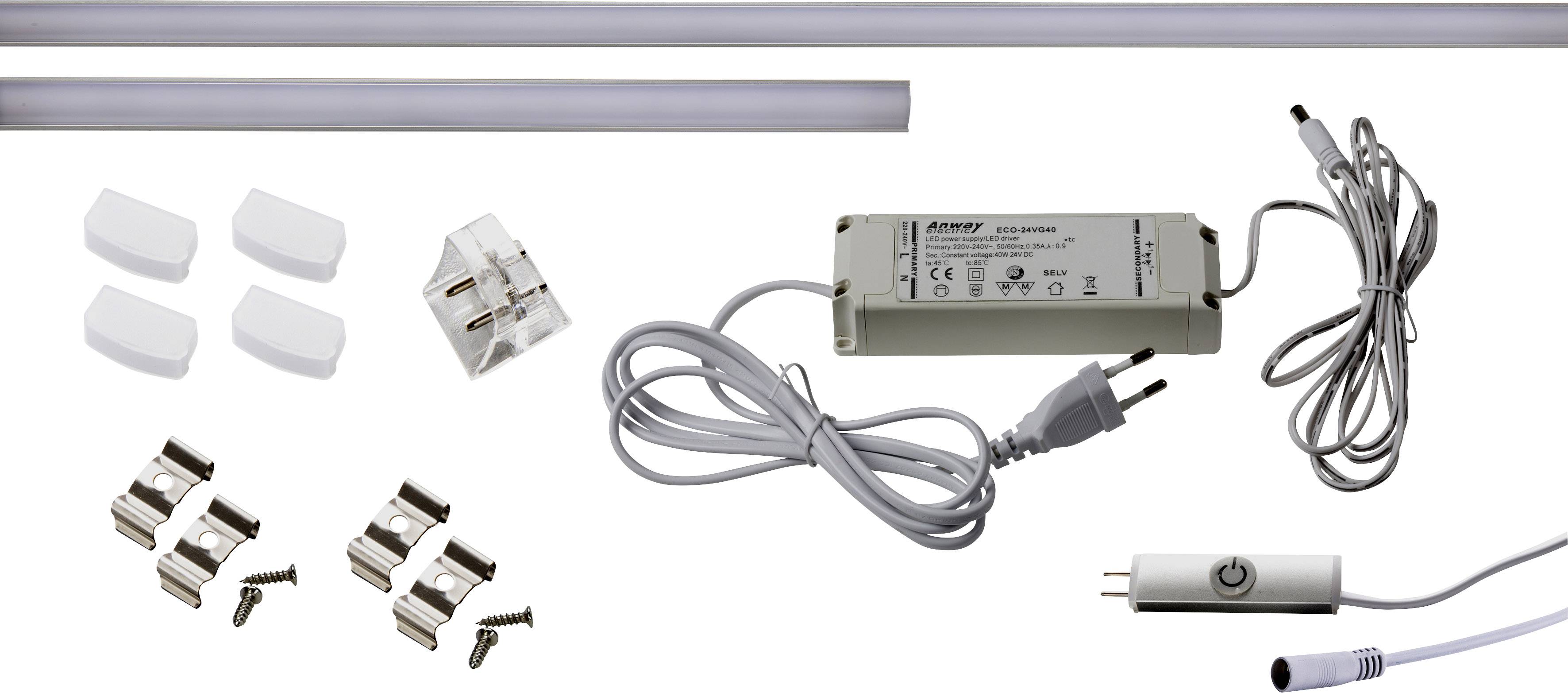 HEITRONIC 500561 MICANO LED-Unterbauleuchte 14 W Weiß