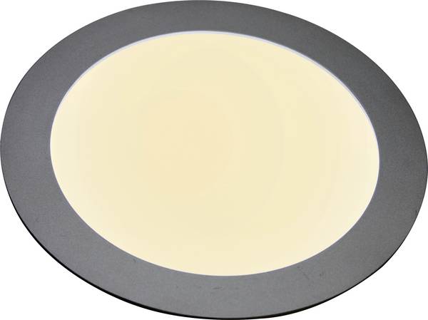Heitronic  27636 LED-Panel   12 W Warmweiß Silber