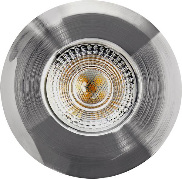 Heitronic 500668 DL7202 LED-Einbauleuchte   LED LED fest eingebaut 5 W Nickel