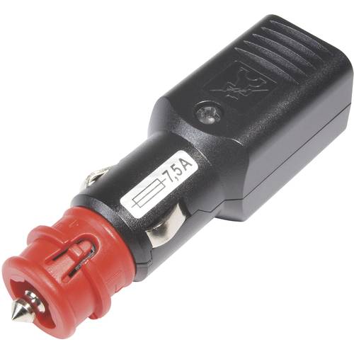 ProCar Universalstecker NG 7,5A mit zwangsgeführter Zugentlastung, mit Sicherung Belastbarkeit Strom max.=7.5 A 12 V, 24...