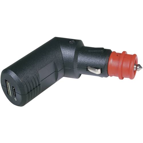 ProCar Winkelbarer Doppel USB-C®/A Ladestecker 12 V/5V Belastbarkeit Strom max.=3.6 A 12 V