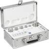 Kern 304-096 Gewichtssatz, E1, 1 g - 10 kg, Knopf, Edelstahl poliert, im Aluminiumetui