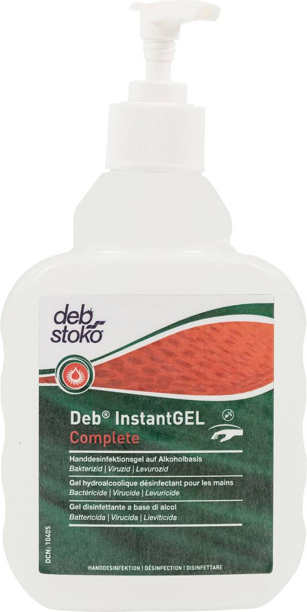 InstantGEL Complete Gel-Handdesinfektion 400 ml Pumpflasche Alkoholbasis