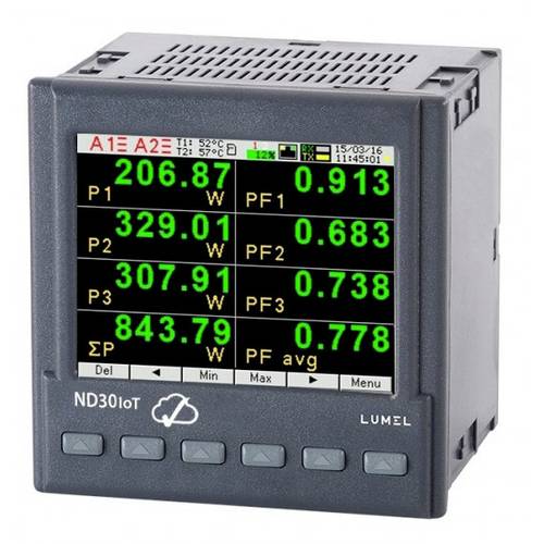 Lumel ND30IoT 1121MSM0 Digitales Hutschienenmessgerät