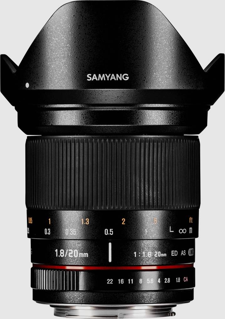 SAMYANG 20mm f1.8 ED AS UMC Canon M