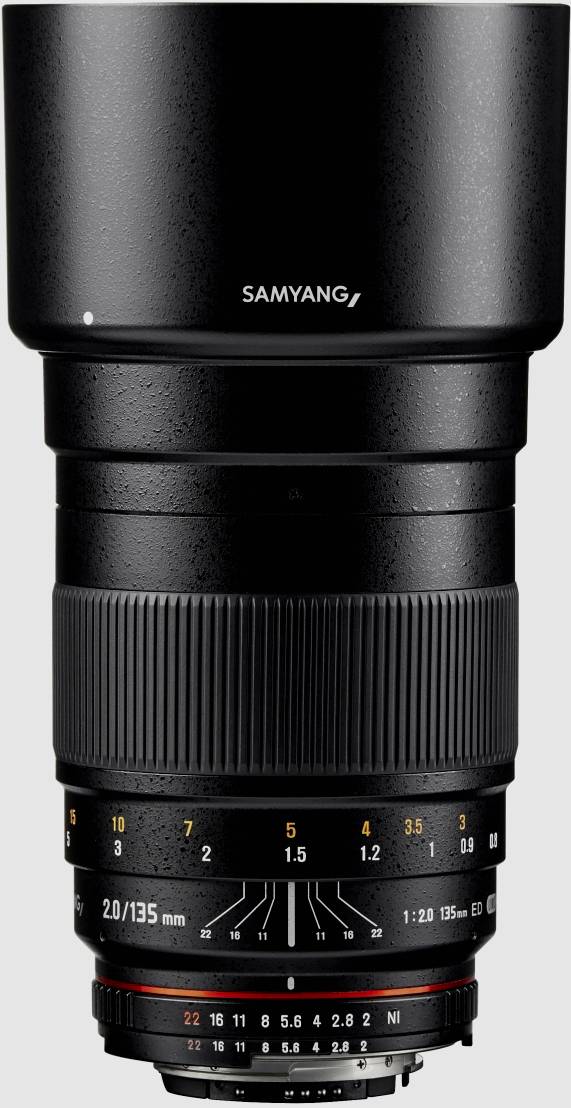 SAMYANG 21886 Tele-Objektiv 135 mm