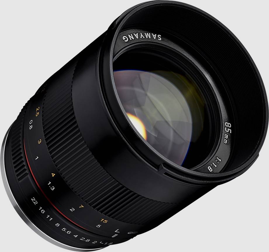 SAMYANG MF 85mm F1.8 ED UMC CS Fuji X für Fuji APS-C Kameras, manueller Fokus