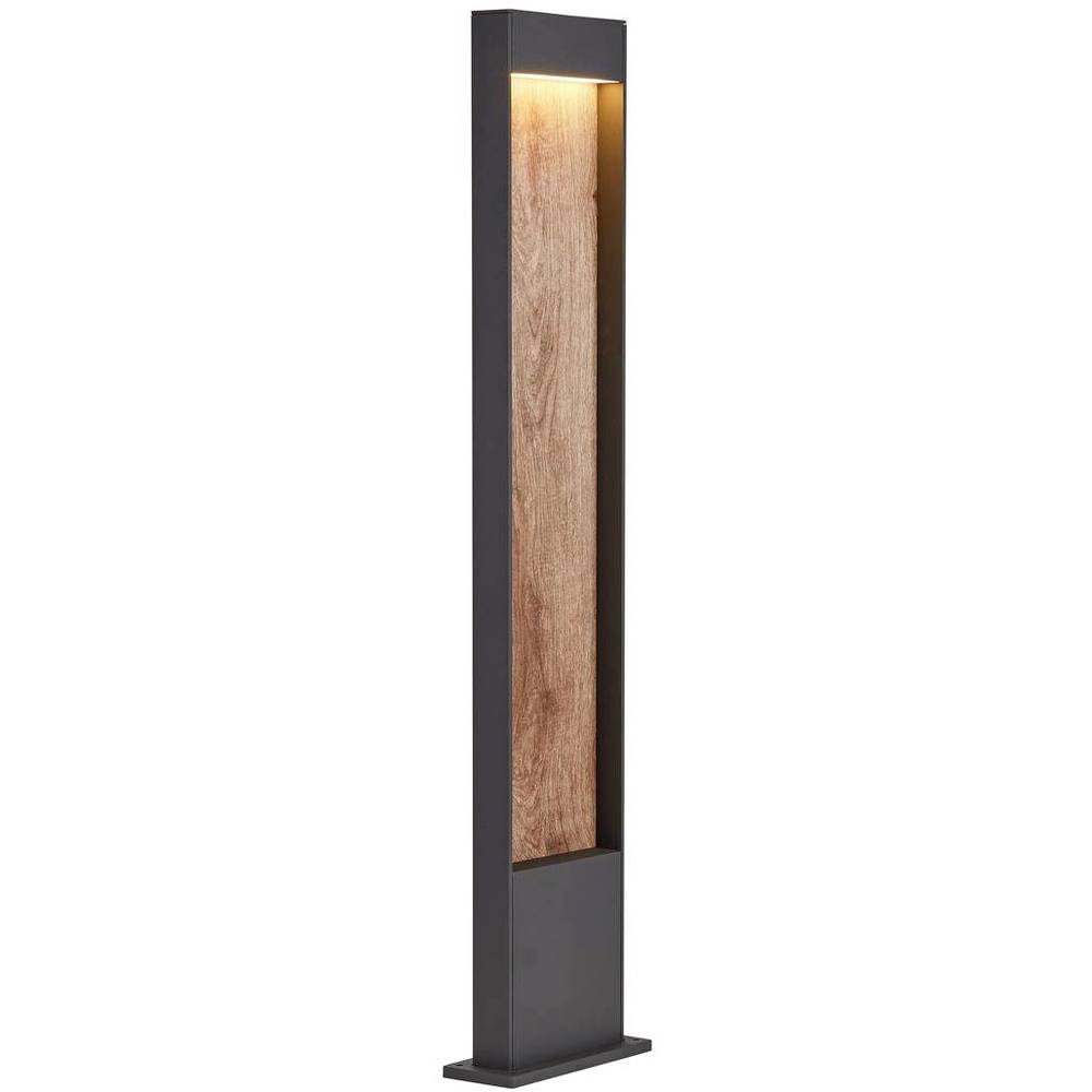 SLV verlichting Design lamp met hout Flatt 100cm SLV. 1002959