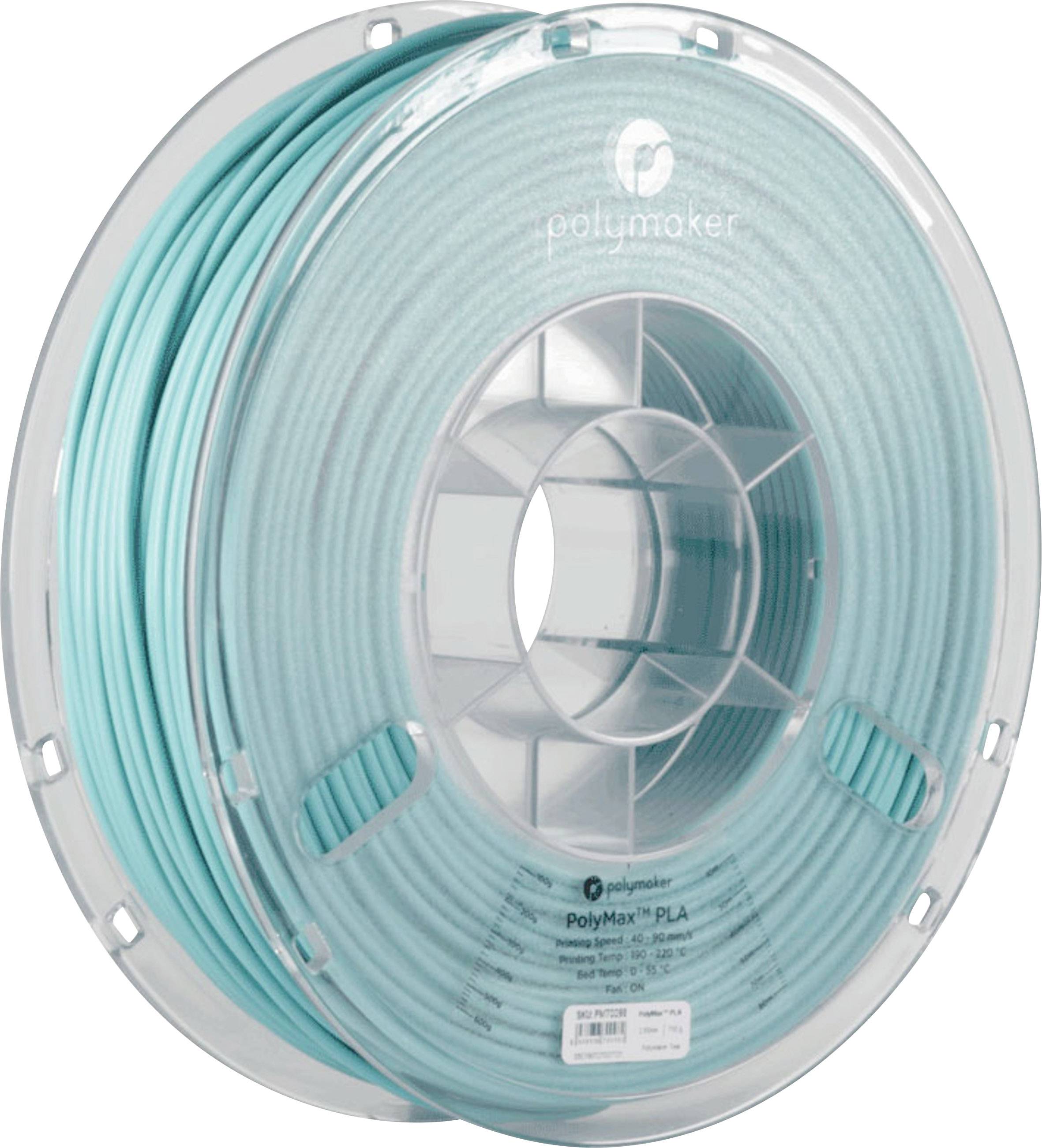 Polymaker 70097 PolyMax Filament PLA kunststof 1.75 mm 750 g Turquoise PolyMax 1 stuk(s)