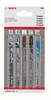 Bosch Accessories 2608667856 Stichsägeblatt-Set Allrounder, 5-teilig 5 St.