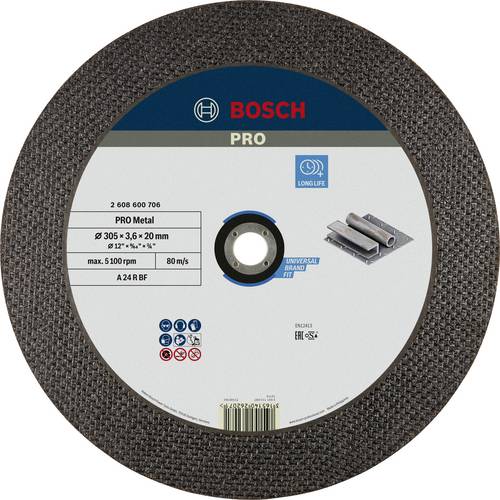 Bosch Accessories Expert for Metal A 24 R BF 2608600706 Trennscheibe gerade 300 mm 1 St. Stahl
