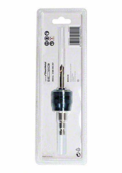 Verpackter Lötkolben mit schwarzem Griff und Metallspitze in Blisterverpackung. Eignung für einfache Lötarbeiten.