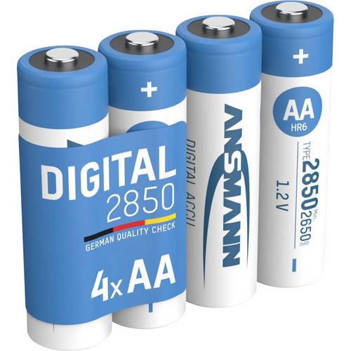 Thumbnail - Ansmann Digital HR06 Mignon (AA)-Akku NiMH 2650 mAh 1.2 V 4 St.