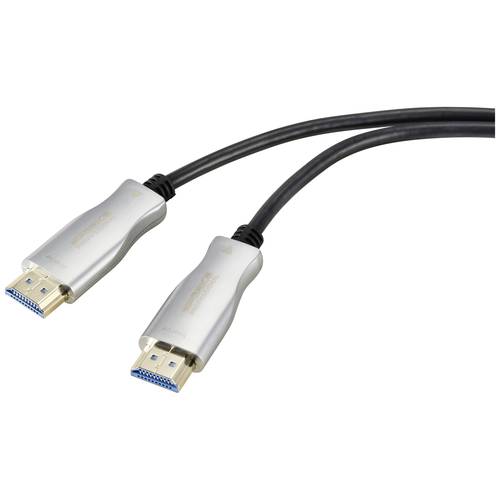 SpeaKa Professional HDMI Anschlusskabel HDMI-A Stecker, HDMI-A Stecker 50.00 m Schwarz SP-9019356 4K UHD, Geschirmt HDMI...