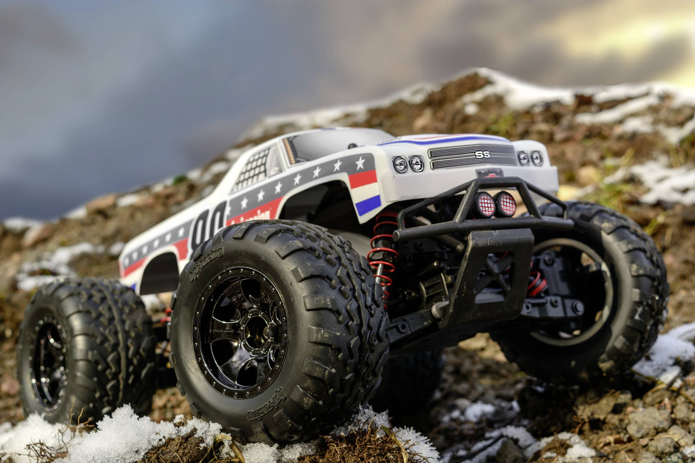 HPI Racing Savage XS Flux Chevrolet EL Camino Brushless 1:12 RC Modellauto Elektro Monstertruck Allradantrieb (4WD) RtR -10