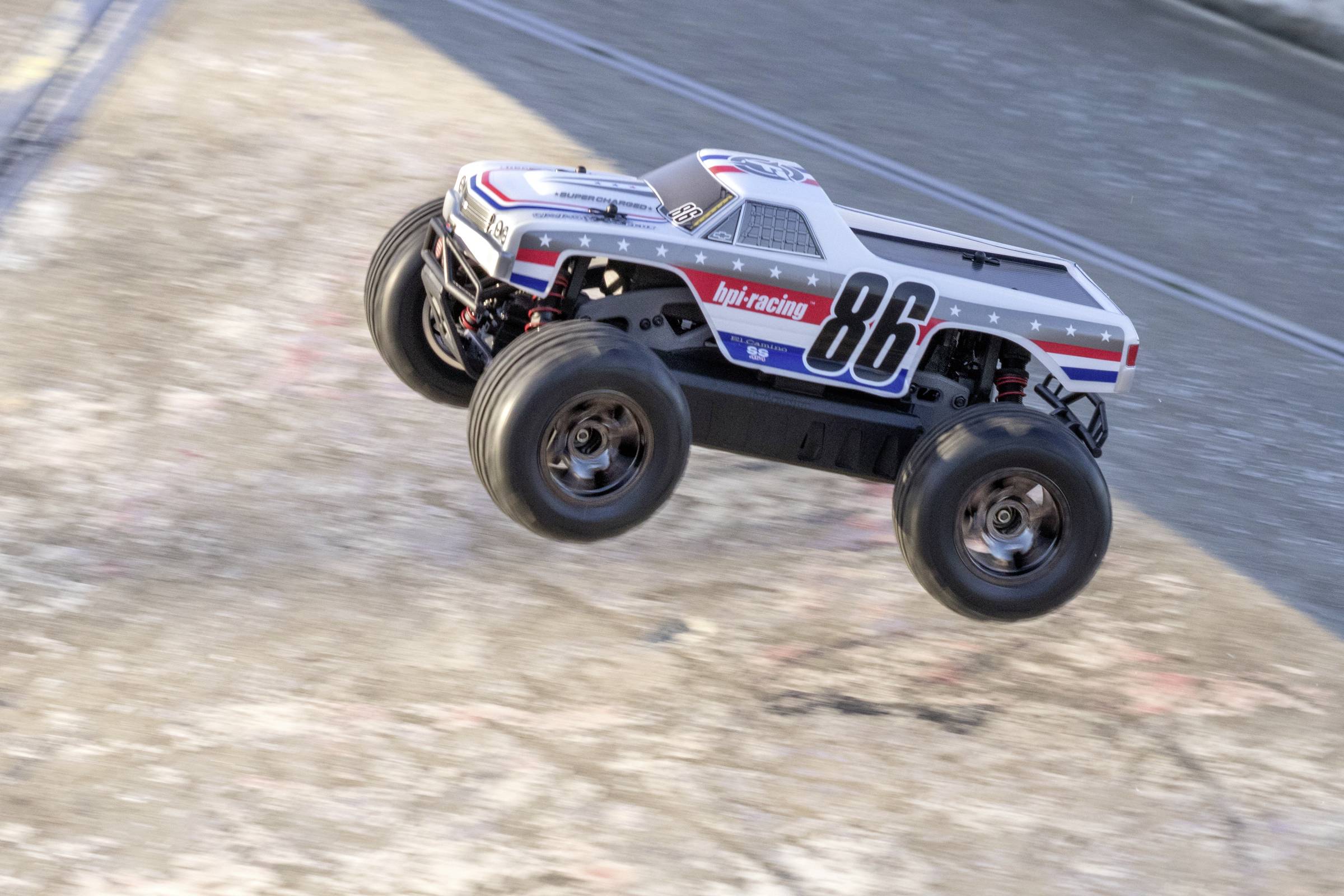 HPI Racing Savage XS Flux Chevrolet EL Camino Brushless 1:12 RC Modellauto Elektro Monstertruck Allradantrieb (4WD) RtR -13