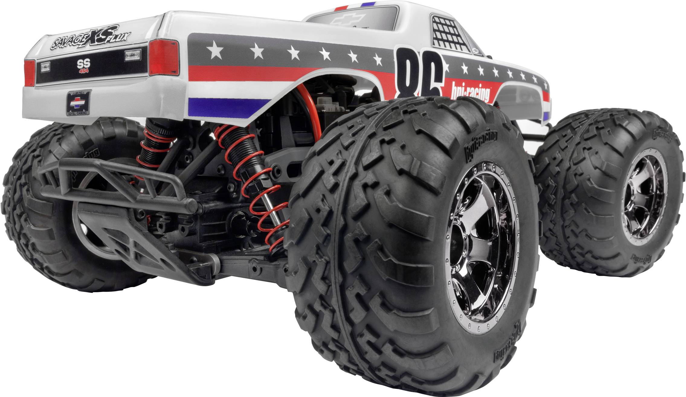 HPI Racing Savage XS Flux Chevrolet EL Camino Brushless 1:12 RC Modellauto Elektro Monstertruck Allradantrieb (4WD) RtR -14
