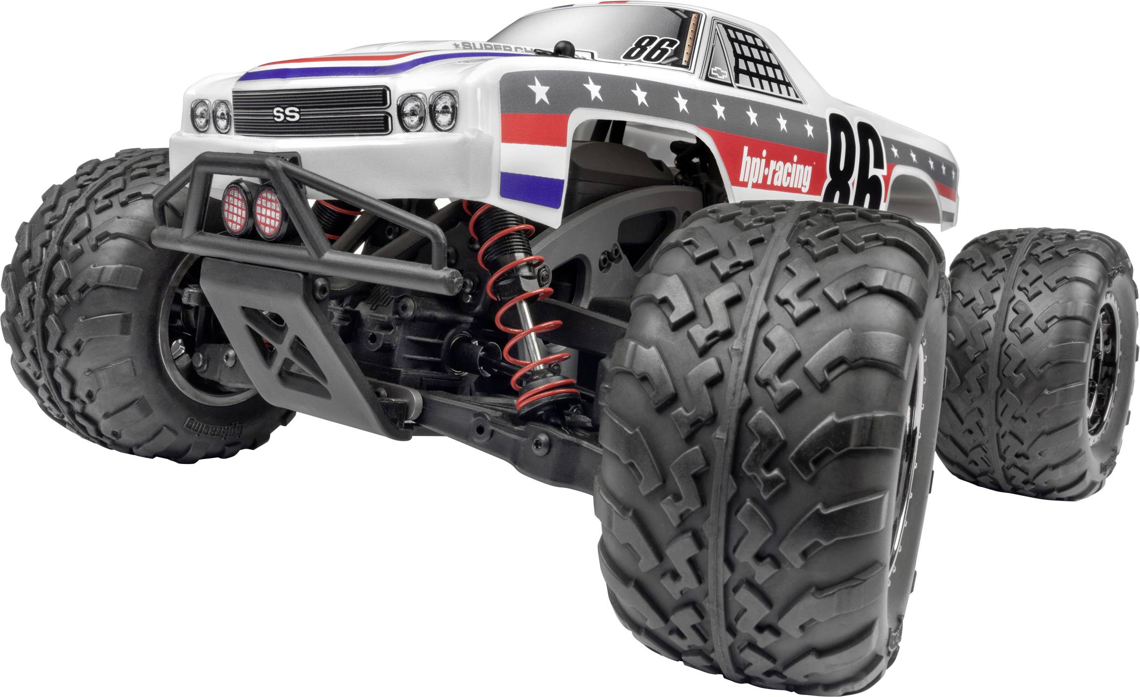 HPI Racing Savage XS Flux Chevrolet EL Camino Brushless 1:12 RC Modellauto Elektro Monstertruck Allradantrieb (4WD) RtR -15