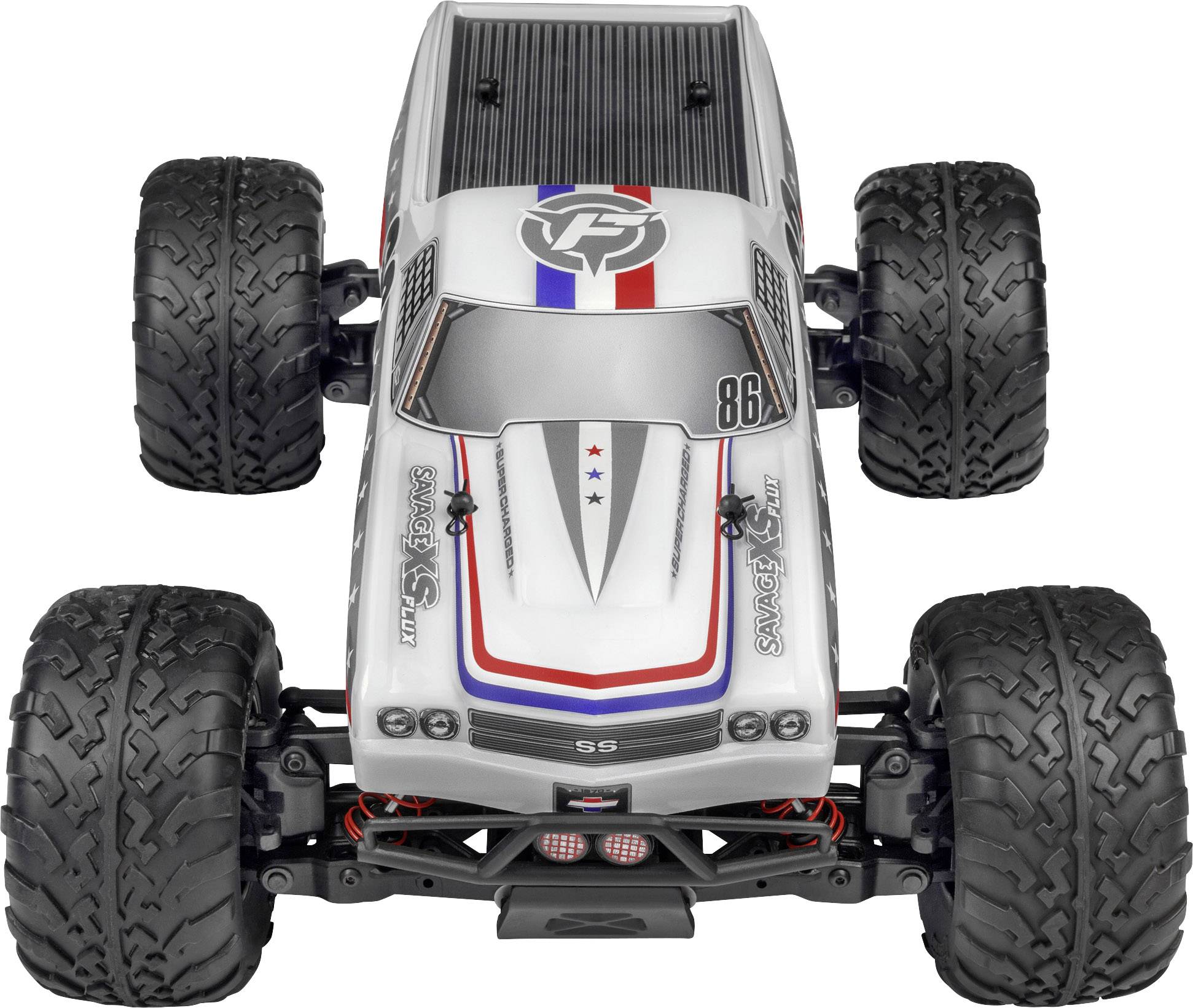 HPI Racing Savage XS Flux Chevrolet EL Camino Brushless 1:12 RC Modellauto Elektro Monstertruck Allradantrieb (4WD) RtR -24
