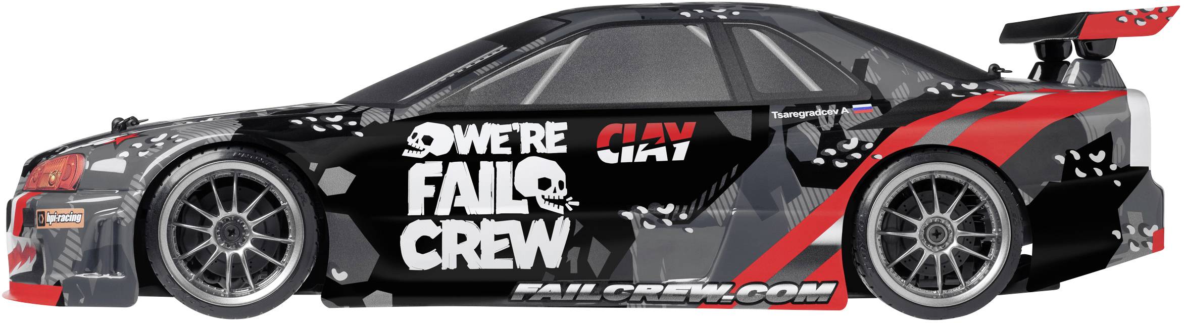 HPI Racing E10 Drift Nissan Skyline R34 GT-R Brushed 1:10 RC Modellauto Elektro Straßenmodell Allradantrieb (4WD) 100% R-1