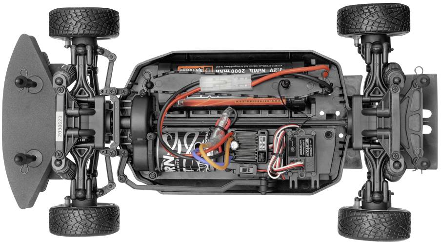 HPI Racing E10 Drift Nissan Skyline R34 GT-R Brushed 1:10 RC Modellauto Elektro Straßenmodell Allradantrieb (4WD) 100% R-7