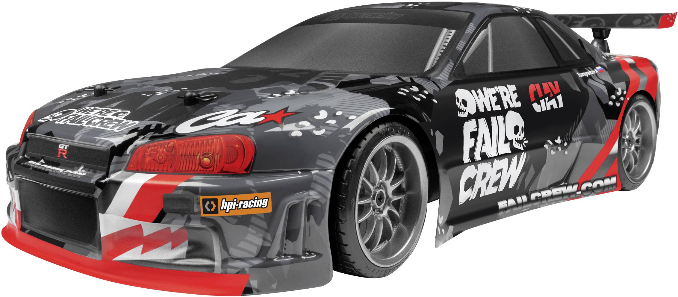 HPI Racing E10 Drift Nissan Skyline R34 GT-R Brushed 1:10 RC Modellauto Elektro Straßenmodell Allradantrieb (4WD) 100% R-13