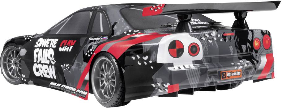 HPI Racing E10 Drift Nissan Skyline R34 GT-R Brushed 1:10 RC Modellauto Elektro Straßenmodell Allradantrieb (4WD) 100% R-20