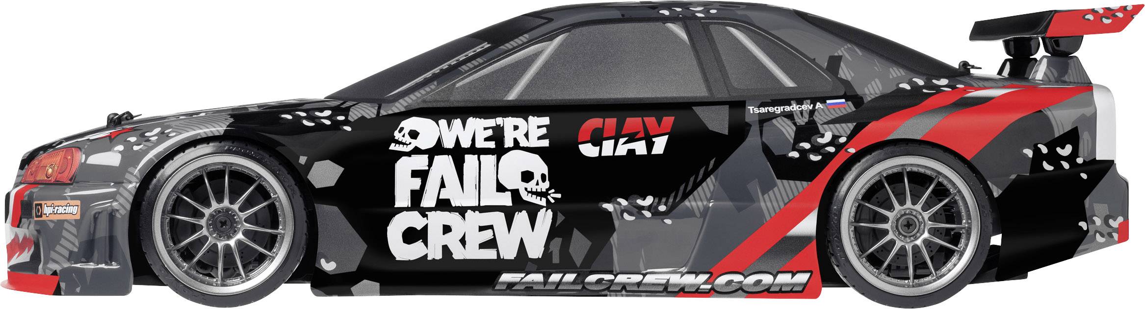 HPI Racing E10 Drift Nissan Skyline R34 GT-R Brushed 1:10 RC Modellauto Elektro Straßenmodell Allradantrieb (4WD) 100% R-30