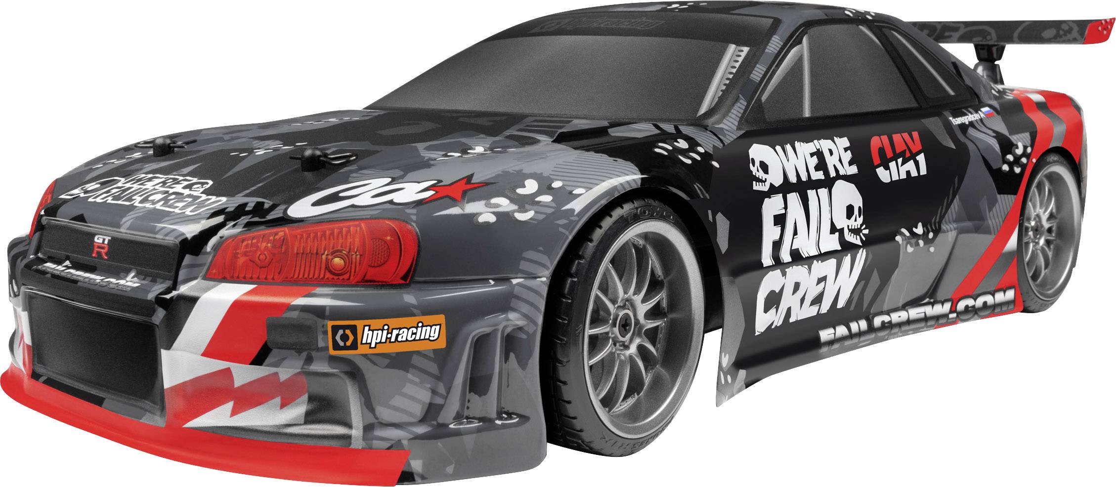 HPI Racing E10 Drift Nissan Skyline R34 GT-R Brushed 1:10 RC Modellauto Elektro Straßenmodell Allradantrieb (4WD) 100% R-31