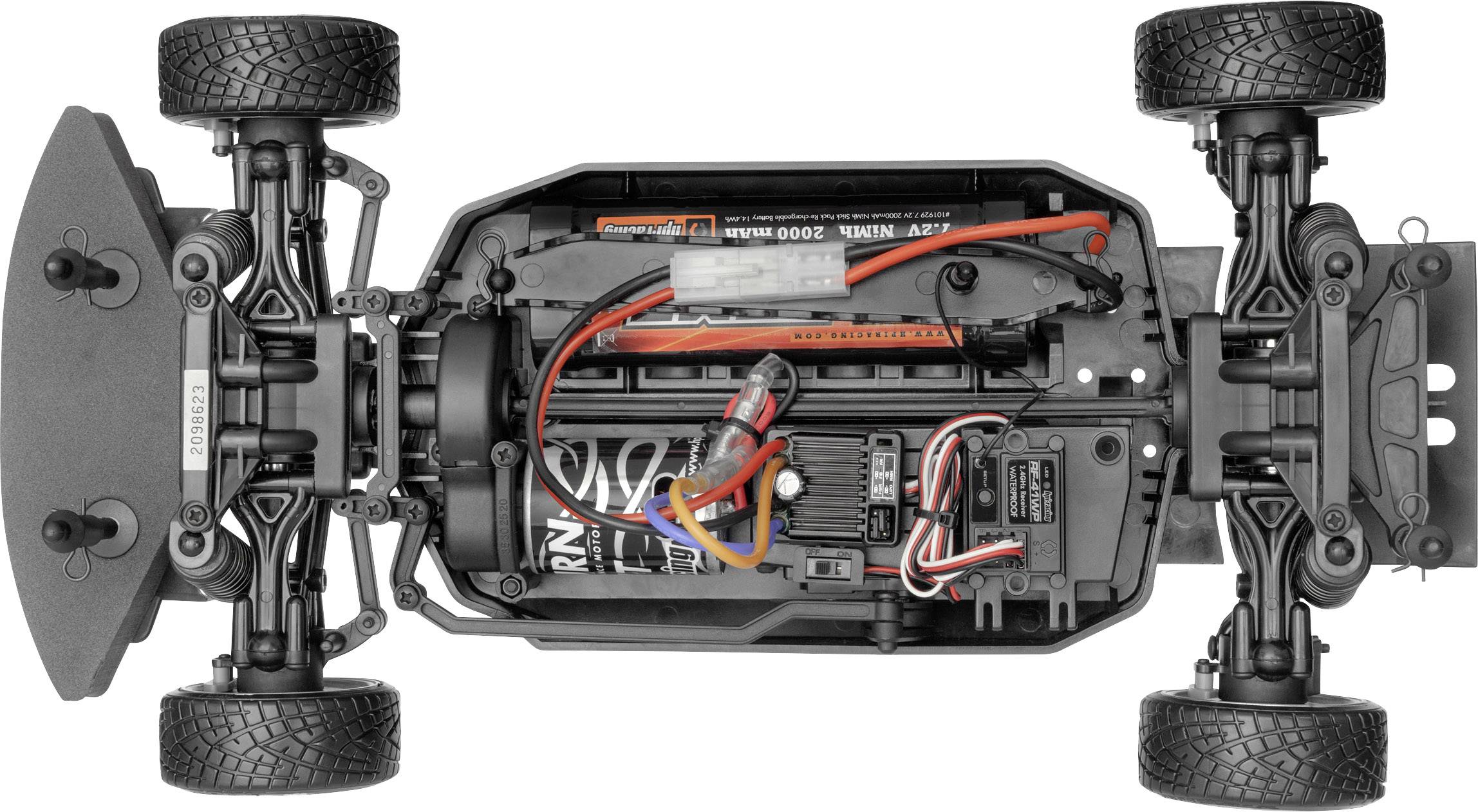 HPI Racing E10 Drift Nissan Skyline R34 GT-R Brushed 1:10 RC Modellauto Elektro Straßenmodell Allradantrieb (4WD) 100% R-34