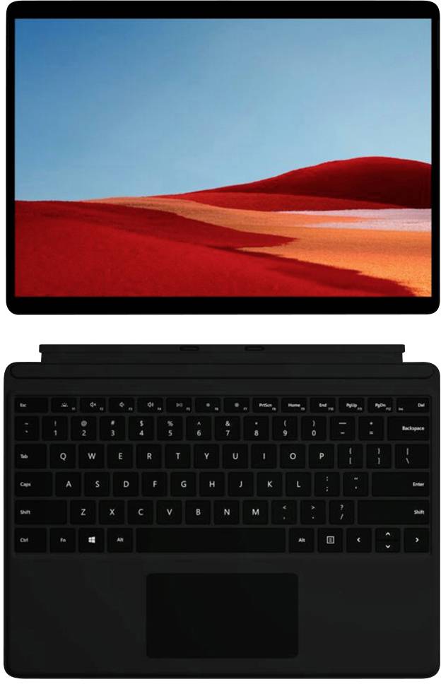 Microsoft Surface Pro X - Tablet - SQ1 3 GHz - Windows 10 Home - Qualcomm Adreno 685 - 8 GB RAM - 256 GB SSD - 33 cm (13-7