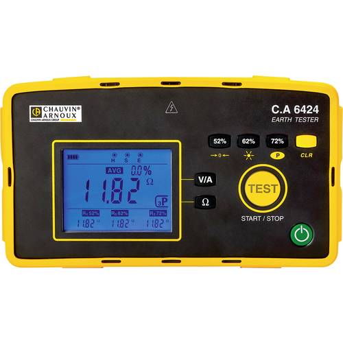 Chauvin Arnoux C.A 6424 Erdungsmessgerät kalibriert (ISO)