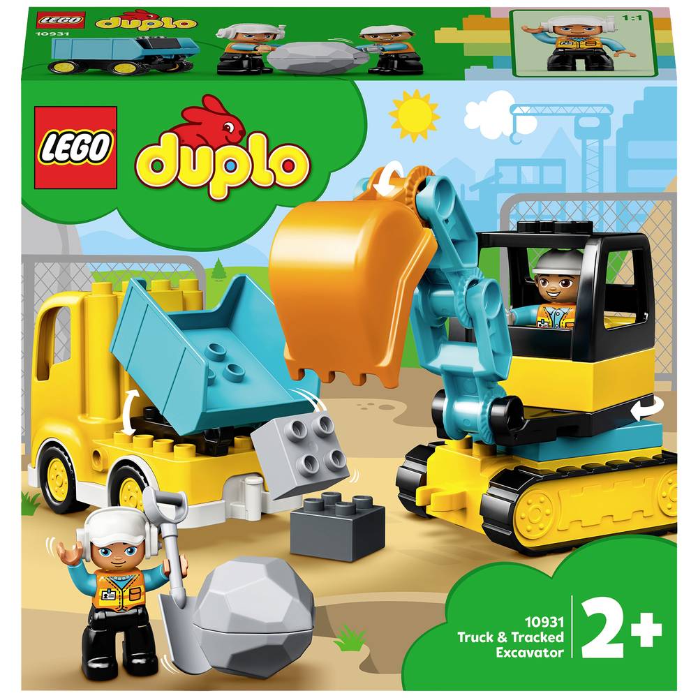 LEGO DUPLO 10931 Truck & Graafmachine Met Rupsbanden (4110931)
